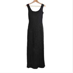 Y2K long lace dress.